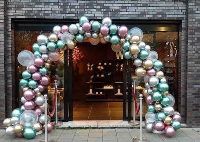 Ballonnenboog organic chrome ballonnen